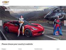 Tablet Screenshot of chevroleteurope.com
